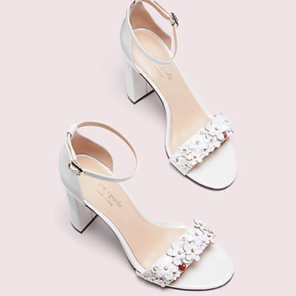 Kate Spade Paradisi Sandals Bridal Shoes Size 10 NWT